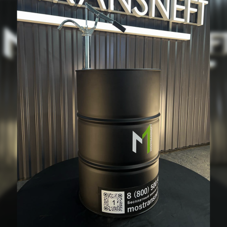 Бочка металлическая 200 литров с помпой черная матовая купить в Нижнем Новгороде